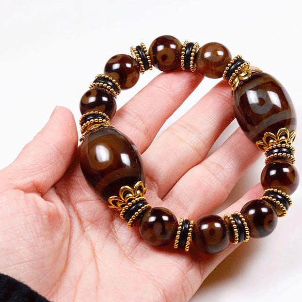 Đấu giá một đô la Sanjiu Eye Diabang Skin Agate Chalsc