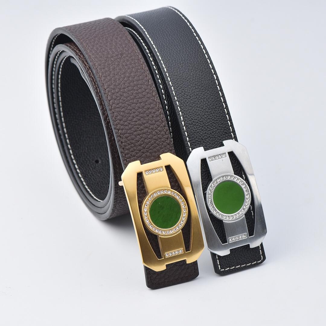 ALI Đấu giá chọn Belta Jasper Belt Men's Crowth Skilles Mới Tide Thân xe thông thường