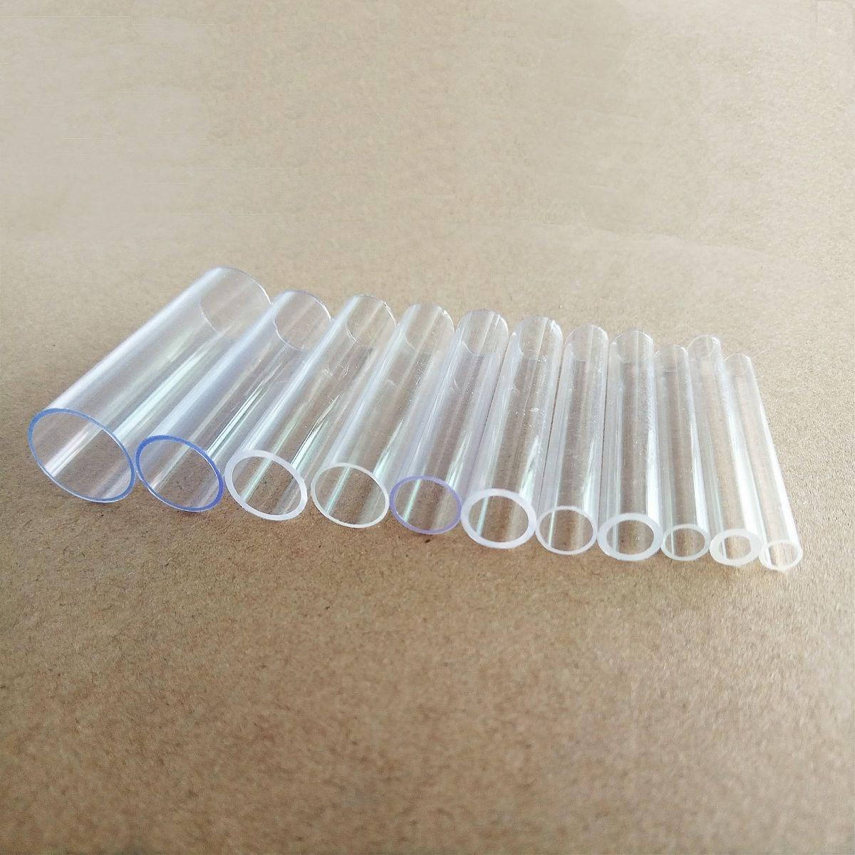 Ống nhựa PVC trong suốt thân thiện với môi trường Ống nhựa PVC trong suốt PC nhựa cứng ống mỏng rỗng tay ống 5 6 8 10 11 12