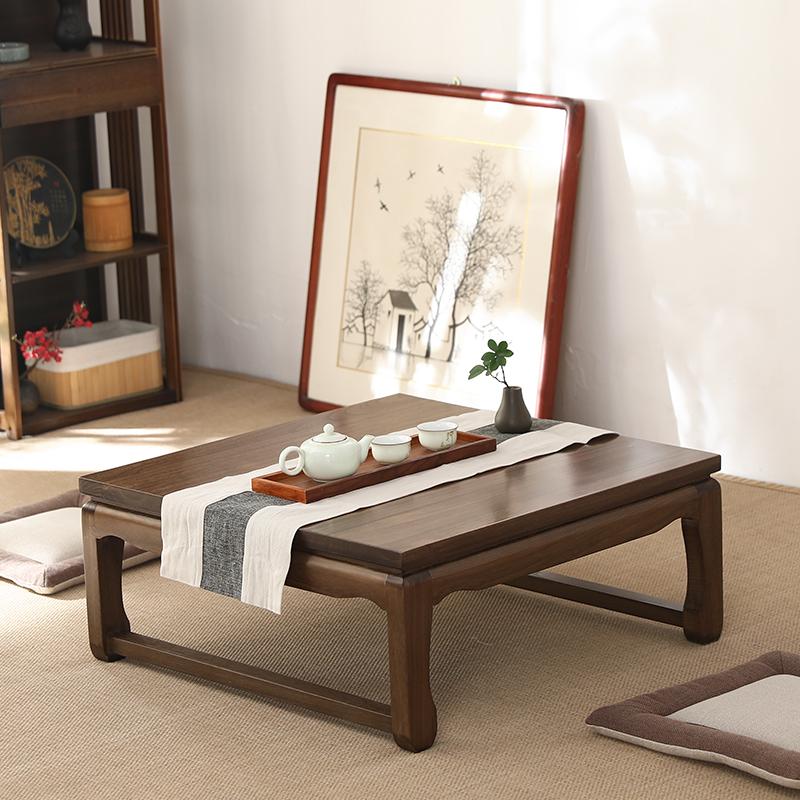 Phong cách Nhật Bản và phòng một số bàn gỗ đặc chiếu tatami bàn nhỏ Bàn Kang bàn thấp tatami bàn trà nhà bay cửa sổ bàn trà nhỏ