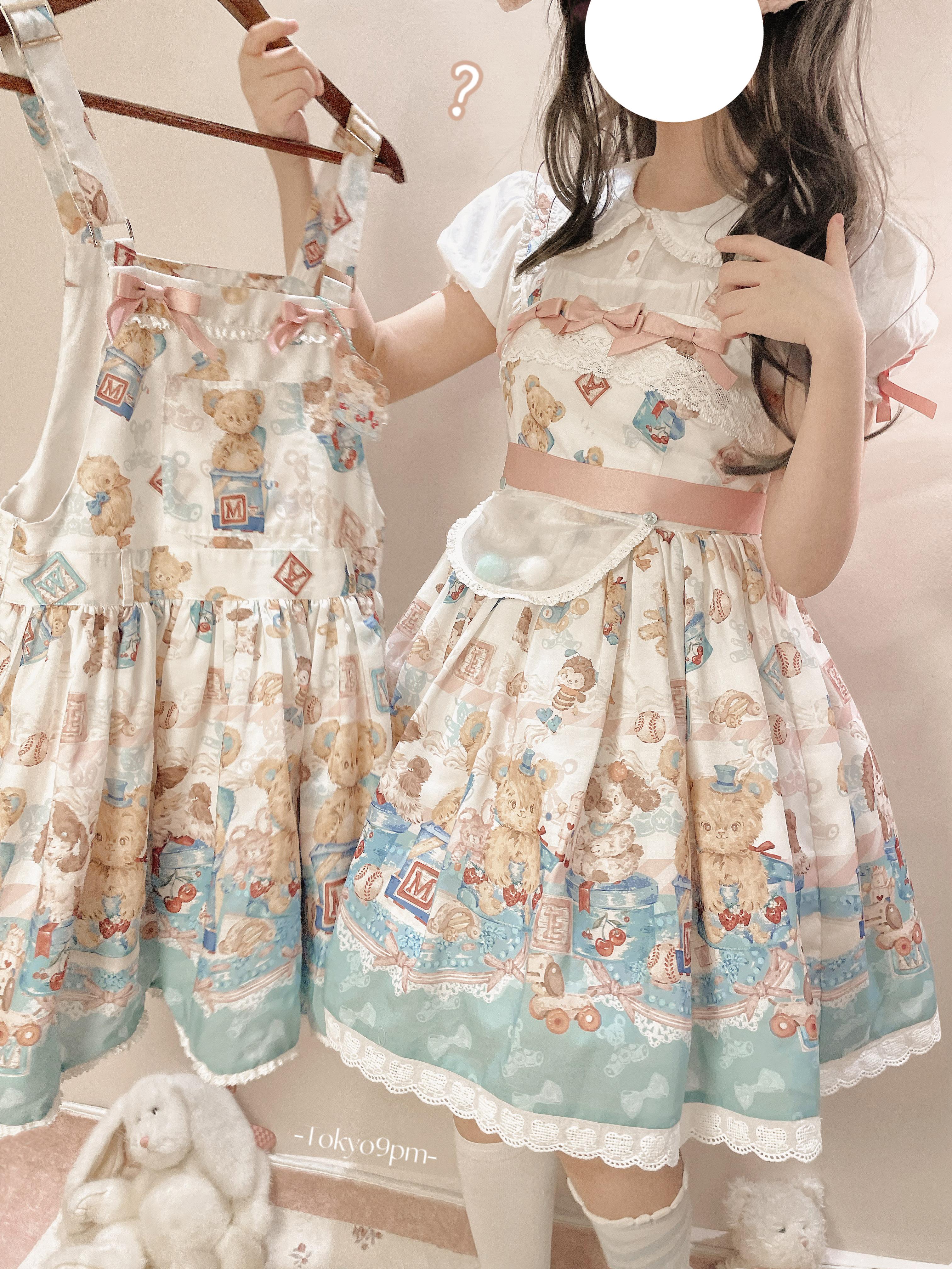 [Thời hạn đặt cọc trong sản xuất]-Đồ chơi kỷ niệm lolita quả óc chó bảo tàng túi trẻ em nguyên bản JSK-xem chi tiết