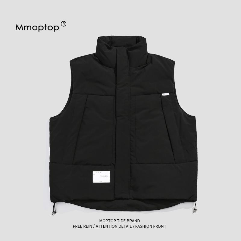 Mmoptop mùa đông retro xuống vest nam cặp đôi quốc triều ins áo khoác vest nam ấm áp