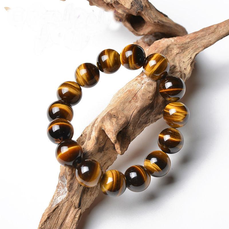 Một cuộc đấu giá Yuan Huanghuyan Stone Hand-Eye Tiger Eye Ship Vòng tay