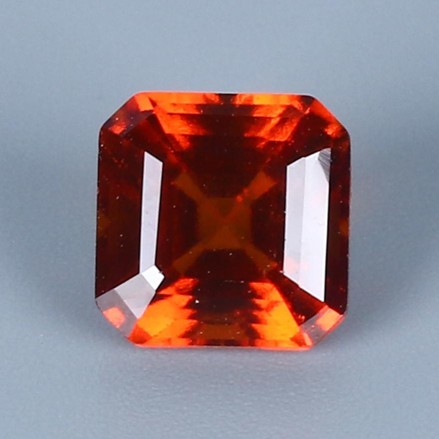 3.01 carat tự nhiên màu cam garnet đá nude asche thiết kế tên lớn là yêu thích