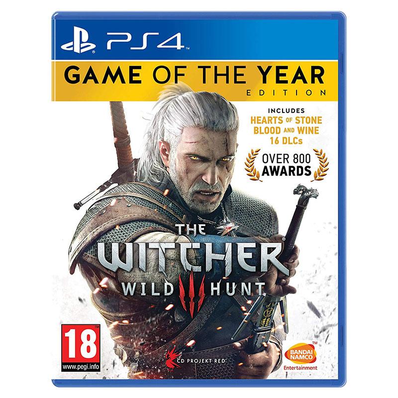 Sony PS4 The Witcher 3 Wild Hunt Phiên bản hàng năm Heart of Stone + Blood and Wine DLC Tương thích với trò chơi PS5 Phiên bản đầy đủ của Trung Quốc