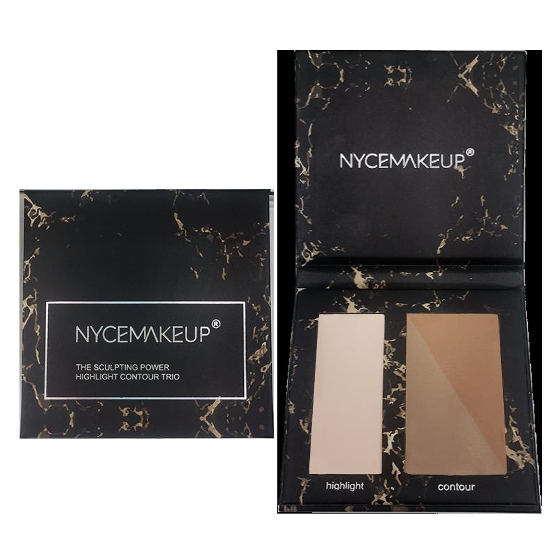 NyceMakeup phấn tạo khối mũi tất cả trong một có độ bóng cao kết hợp bóng mờ sáng bóng ba trong một 15g