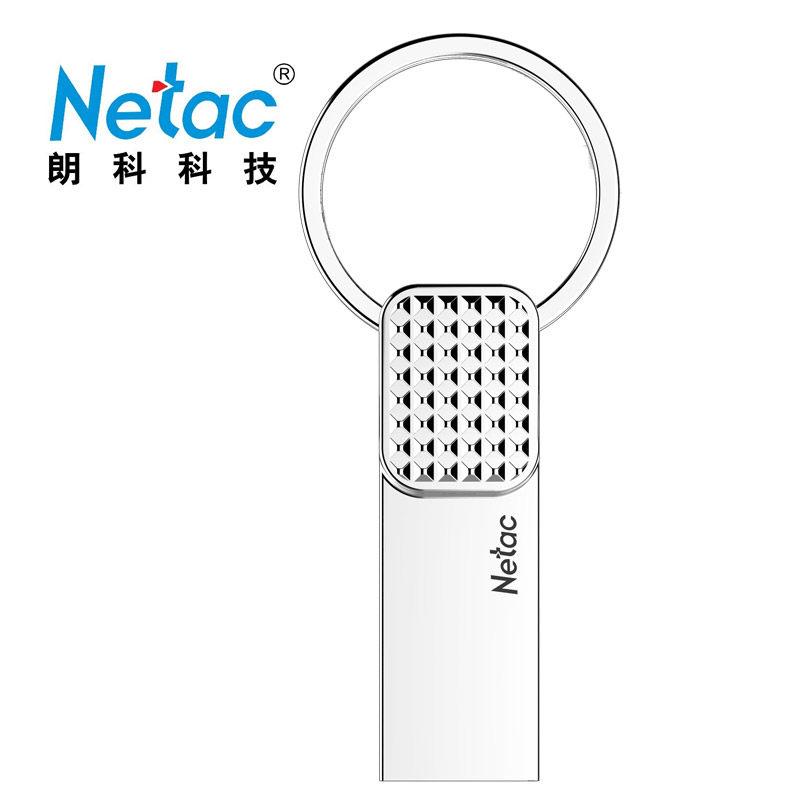 Netac Ổ Đĩa U U276 Tốc Độ Cao 64G Tùy Chỉnh Logo Chữ Cưới Kim Loại USB Chống Nước Mã Hóa Móc Khóa Ô Tô