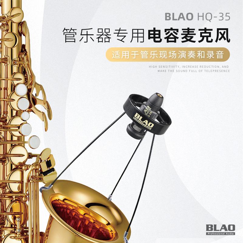 BLAO HQ-35 Chuyên Nghiệp Cao Cấp Saxophone Micro Không Dây Điều Khiển Nhạc Cụ Micro Ghi Âm Biểu Diễn Sân Khấu Trực Tiếp