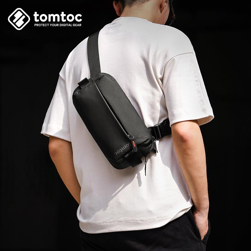 Túi Ngực Tomtoc Túi Đeo Vai 2023 Mới Chất Nổ Dung Tích Lớn Hợp Thời Trang Thương Hiệu Túi Nam Satchel Túi