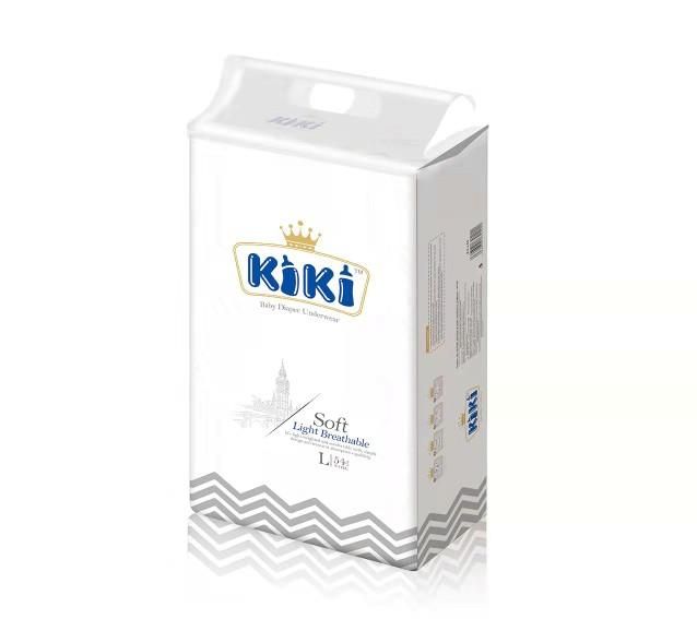 Tã em bé KIKI 3D khóa nước ba chiều siêu mỏng 2 lớp siêu mỏng chống rò rỉ cho bé nam nữ M/58L/54