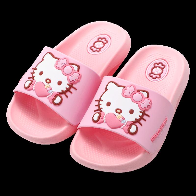 HelloKitty Dép Trẻ Em Mùa Hè Dép Nữ Dép Bé Gái Trong Nhà Chống Trơn Trượt Nhà Giày Bé Gái Nhà Mùa Hè