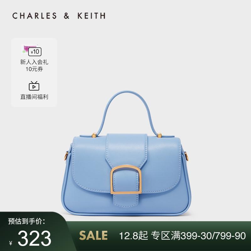 Túi xách nữ CHARLES&KEITH mùa thu đông CK2-80781718 dành cho nữ Châu Âu và Châu Mỹ túi đeo vai đơn giản di động