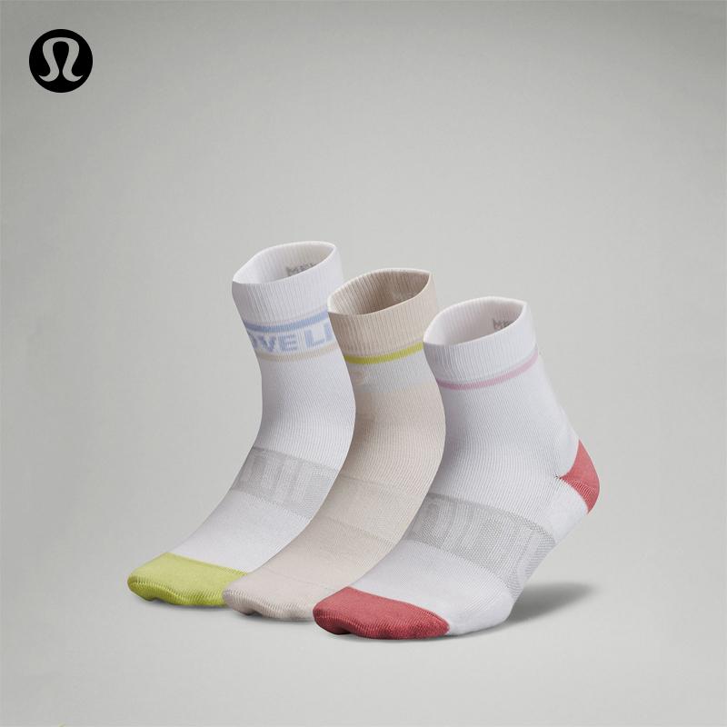 lululemon丨Vớ dành cho nữ Daily Stride *Mid-Crew 3-Pack LW9DW7S