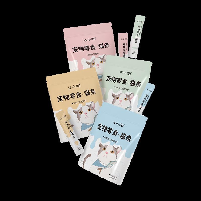 Jiang Xiaoao Cat Snacks 16 gói Mèo con và Mèo trưởng thành Dinh dưỡng vỗ béo Chất lỏng dưỡng ẩm Thức ăn ướt Không có chất phụ gia