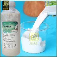 Viện Nghiên Cứu Baicha Sữa Dừa Đông Lạnh 1kg Nước Dừa Tươi Puree Nước Dừa Tráng Miệng Trà Hey Cây Dương Manna Nguyên Liệu