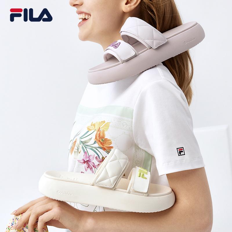 FILA Fila Chính Thức Giày Nữ Thể Thao Dép Đi Biển Giày Xăng Đan Velcro Giày Thường DONUT Bánh Rán