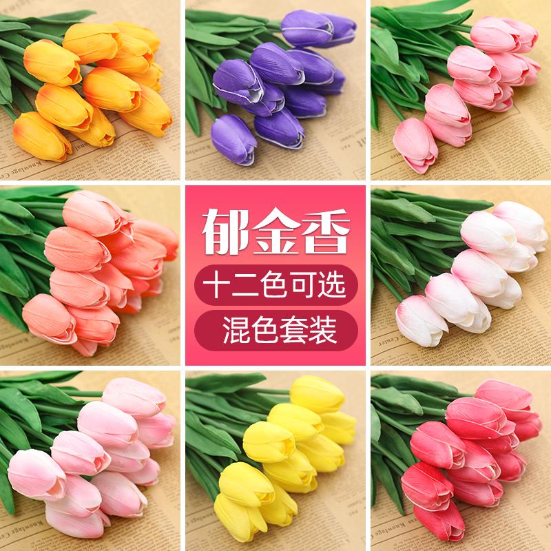 Mô Phỏng Hoa Tulip Ins Phong Cách Trang Trí Bàn Phòng Khách Hoa Giả Trang Trí Hoa Khô Ảnh Hoa Đạo Cụ Chụp Hình