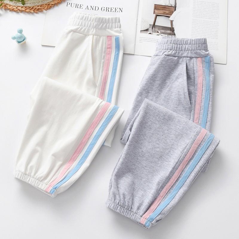 Quần chống muỗi cho bé gái mùa hè quần mỏng phần trẻ em mới cotton nguyên chất phiên bản Hàn Quốc quần âu thể thao cho bé phù hợp với mùa hè