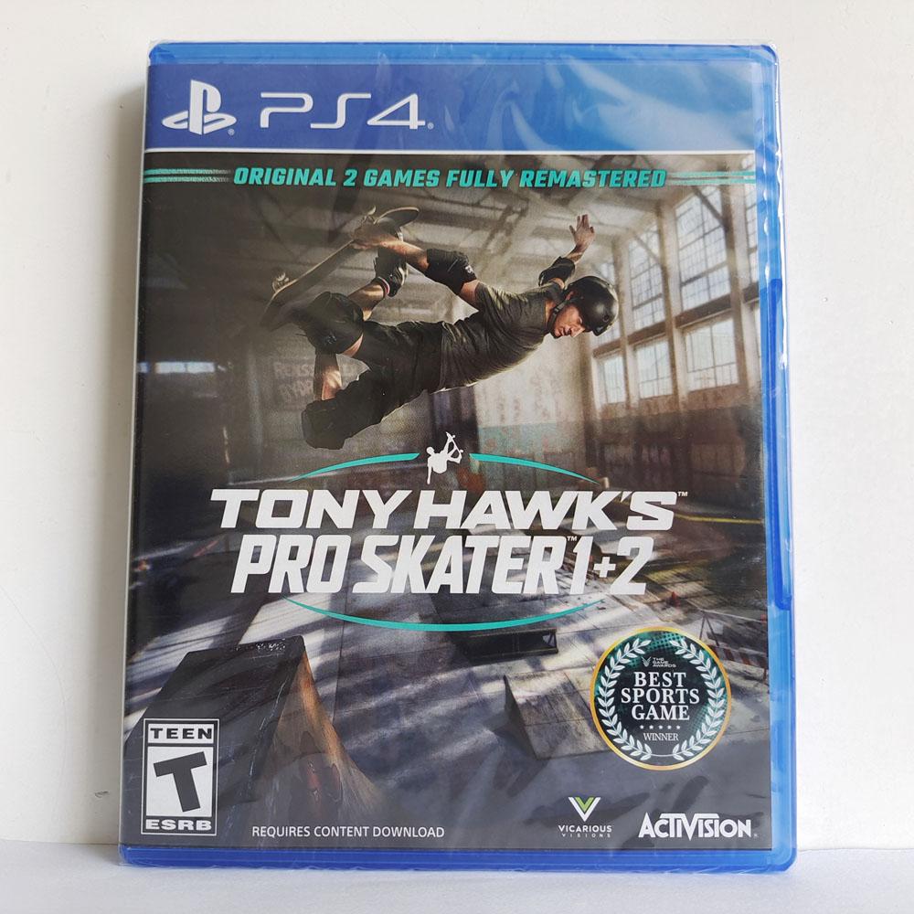 Trò chơi PS4 Tony Hawk bậc thầy trượt ván chuyên nghiệp Bộ sưu tập 1+2 Tony Hawk phiên bản tiếng Anh tại chỗ