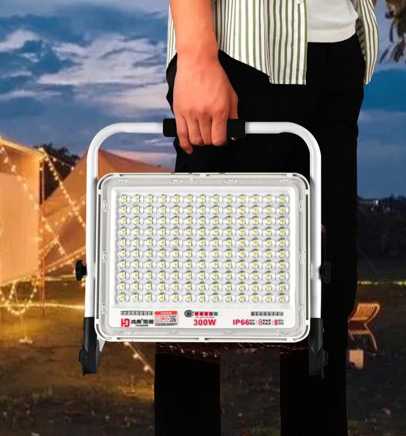 Đèn LED Sạc Di Động Chiếu Sáng Khẩn Cấp Cắm Trại Câu Cá Chợ Đêm Gian Hàng Quảng Trường Công Trường Chiếu Sáng Ngoài Trời Chống Thấm Nước Đặc Biệt