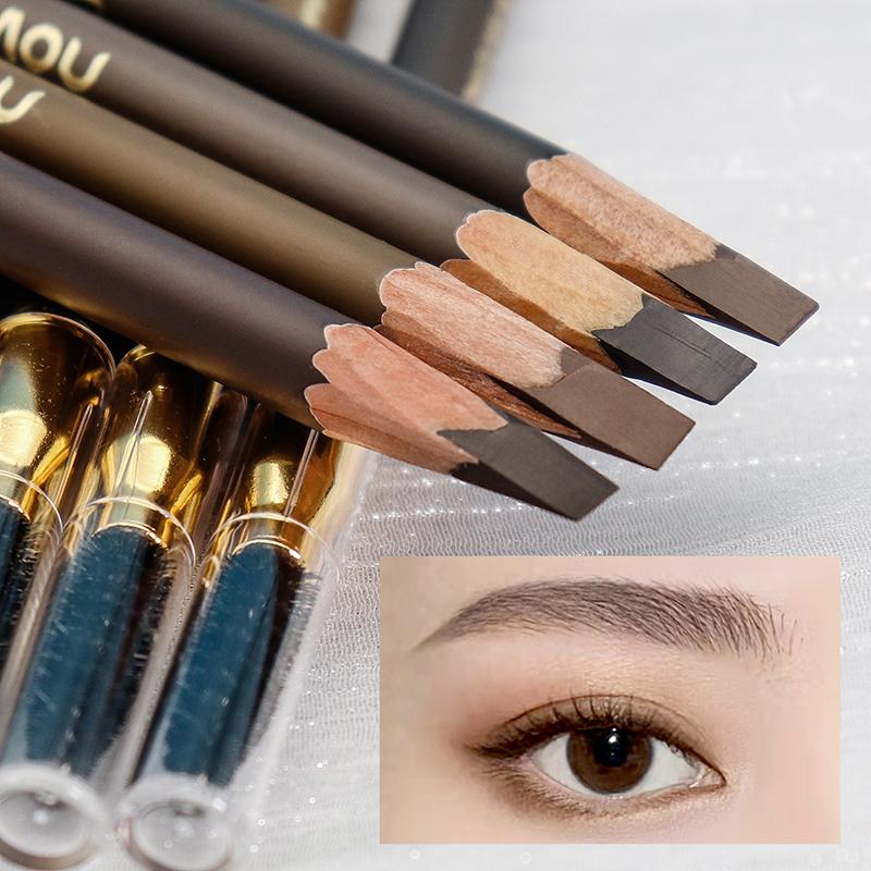 Novo Knife Machete Eyebrow Pencil Chống thấm nước và chống mồ hôi Lâu trôi và Không phai màu Người mới bắt đầu Nghệ sĩ trang điểm Đặc biệt Chính hãng