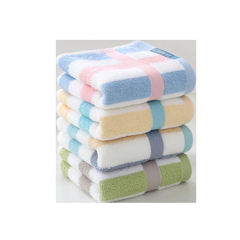 4 gói khăn nhỏ Sữa rửa mặt và sữa tắm dành cho người lớn cotton nguyên chất Khăn tay nam nữ thấm hút mềm mại không dễ rụng tóc Sữa rửa mặt