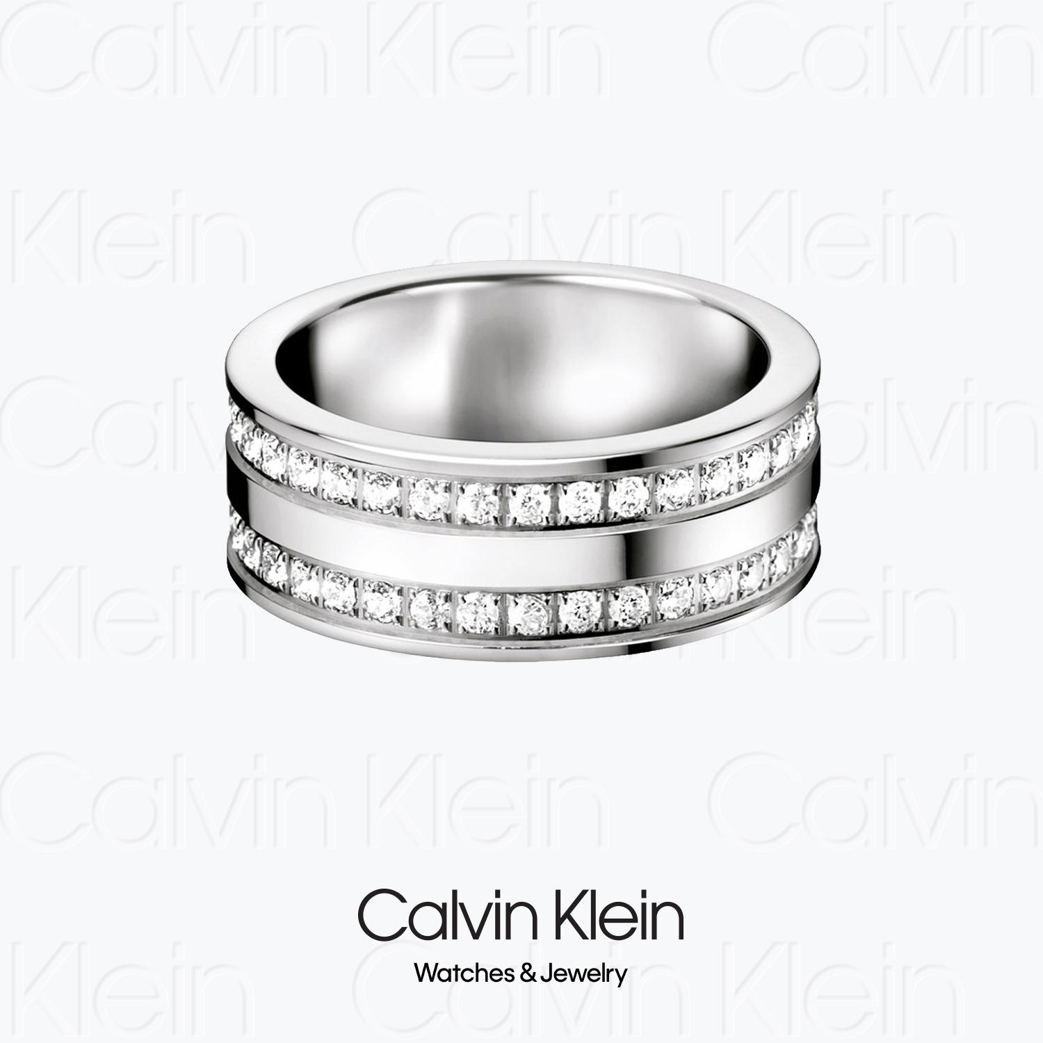 NHẪN - 2016 CALVIN KLEIN PHẢN QUANG KJ64AR0101 - Nhẫn đôi CK