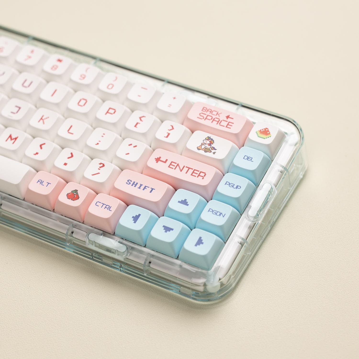 Pixel Wars pbt keycap thăng hoa chiều cao xda 108 104 98 87 84 68 64 61 phím