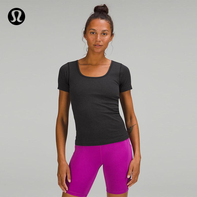 Áo thun thể thao ngắn tay thể thao Ebb to Street dành cho nữ丨lululemon丨 LW3FEJS