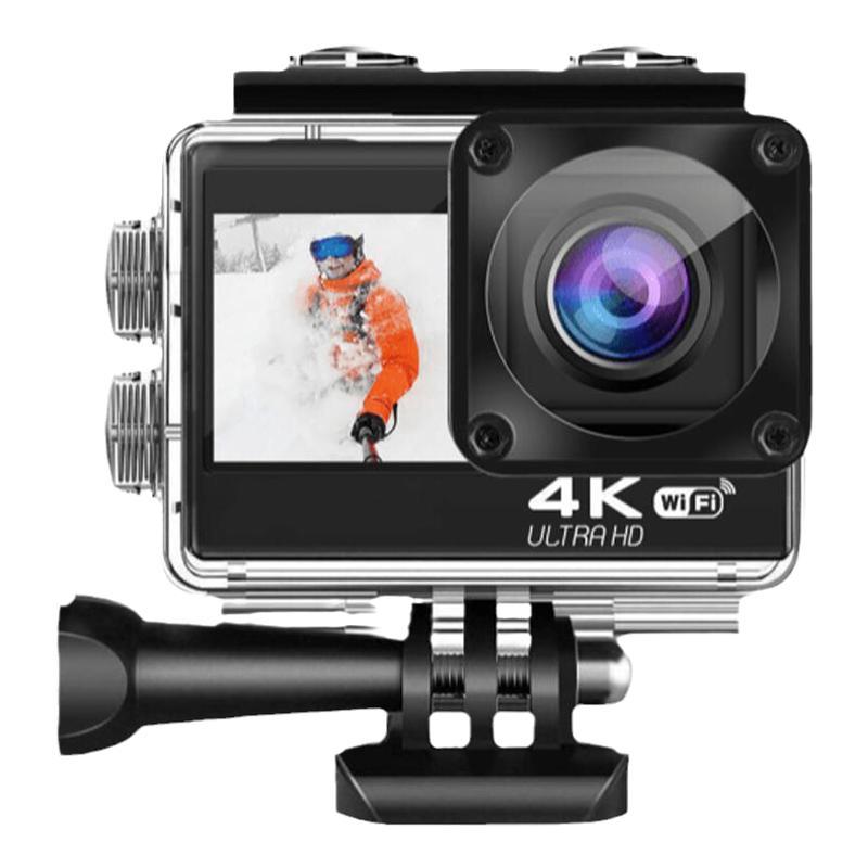 Chó Núi Quạt Camera Thể Thao 4K HD Mũ Bảo Hiểm Đi Xe Camera Chống Rung Lặn Lái Xe Máy Đầu Ghi