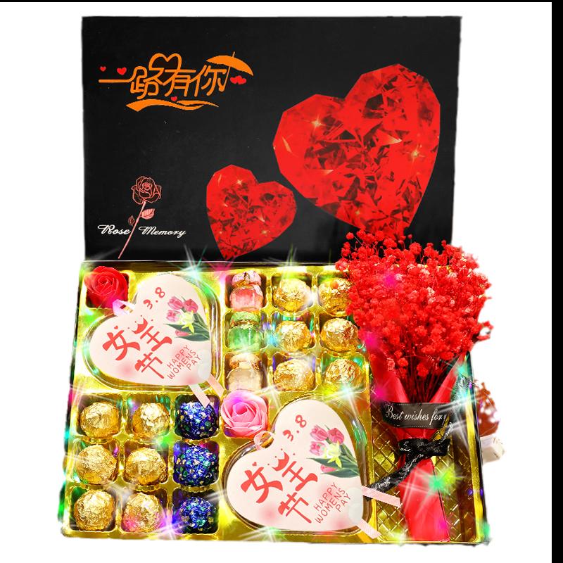 Hộp quà Valentine trắng tặng vợ, bạn gái, bạn thân, quà sinh nhật cặp đôi, tình yêu sáng tạo lãng mạn