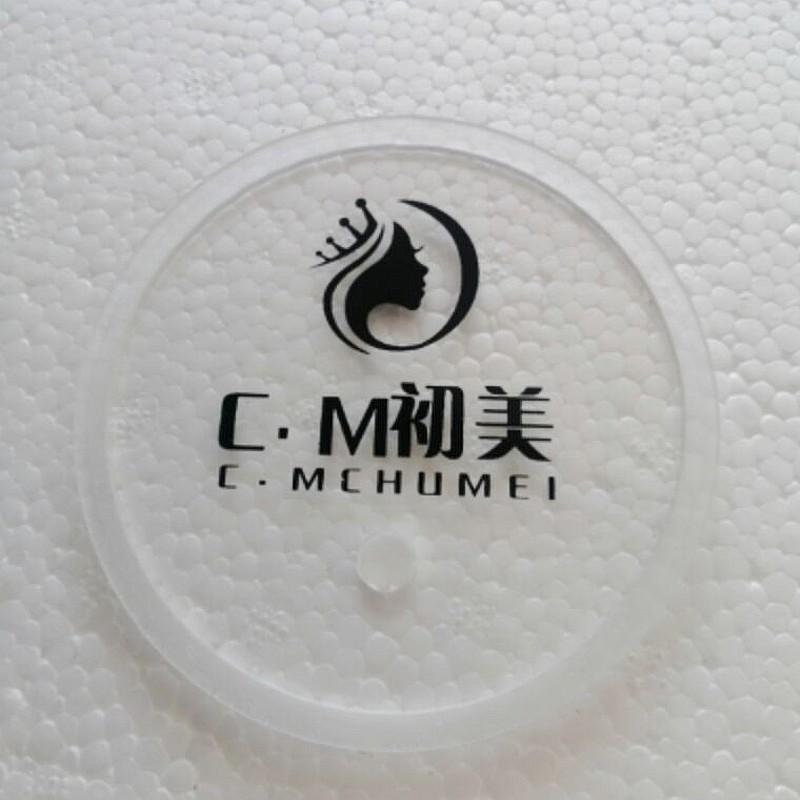 Nhựa Acrylic Cốc Nắp Kính Tùy Chỉnh Tên Shop LOGO Nước Ấm Trà Trong Suốt Vòng Làm Tóc Cup