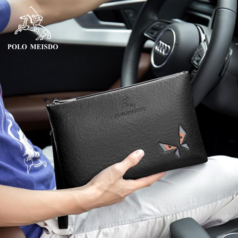 2022 Người Anh Mới Ralph Lauren Polo Chính Hãng Túi Cầm Tay Nam Da Cao Cấp Phong Bì Túi Clutch Dung Tích Lớn