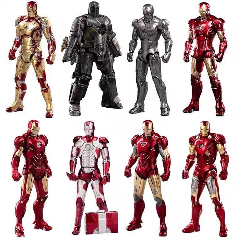 Midtop Iron Man chính hãng MK43 Ánh sáng Gennukmark 1234567 Di chuyển MK50 WAR MÁY