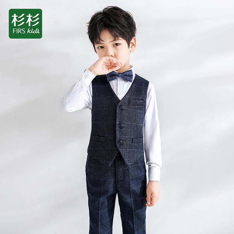 Bộ đồ trẻ em Shanshan, váy chủ nhà bé trai lớn, áo vest bé gái bán hoa, bộ đồ biểu diễn piano cho bé trai, bộ đồ bé trai