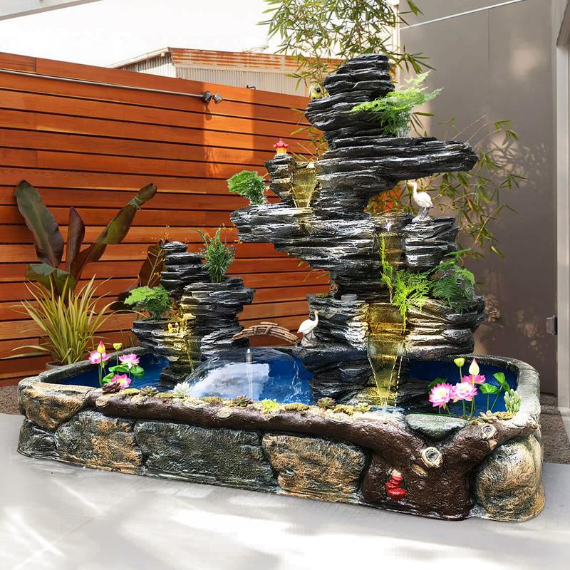 Rockery lớn -võ cửa Đồ trang trí Đồ trang trí Đồ trang trí Biệt thự Yaotai Yuchi Phong cảnh Văn phòng Khách sạn Cảnh quan Phong cảnh cảnh quan