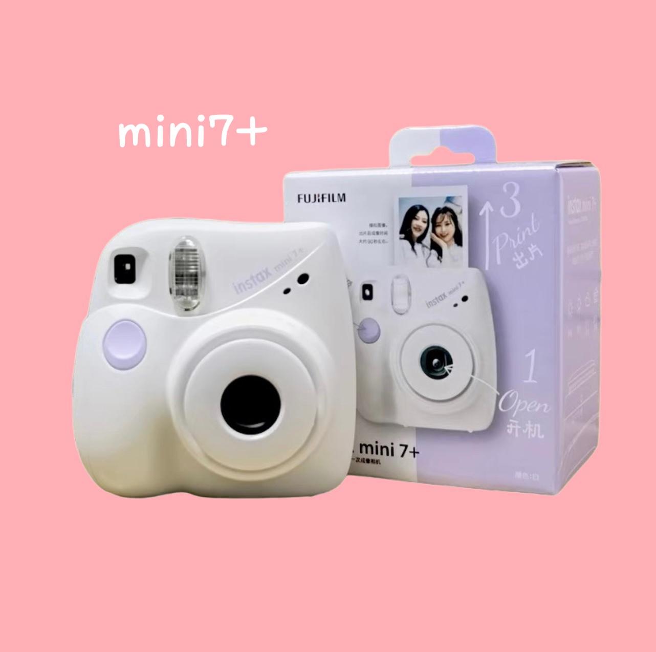 Gói máy ảnh Fuji mini7+ Polaroid kèm giấy ảnh mẫu đầu vào dành cho nữ sinh nâng cấp mini 7c/s dành cho trẻ em