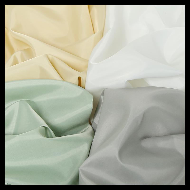 Polyester taffeta quần áo lót túi vải vải lót màu trơn áo khoác phù hợp với vải lót