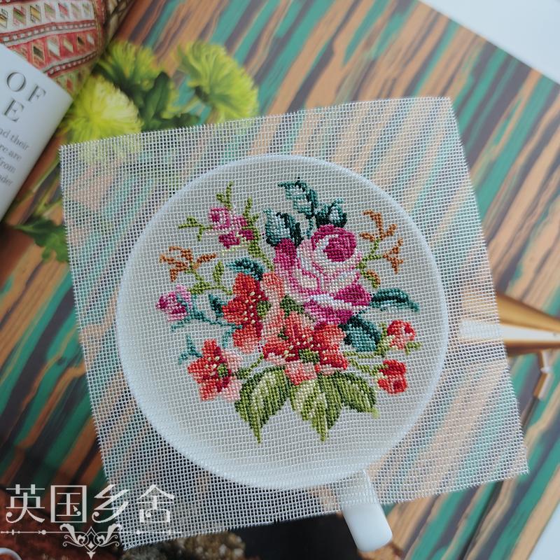 Old thêu mảnh na sợi thêu hoa mảnh nhỏ lụa lưới lót sợi mỏng ngàn kim thêu tay 6 cm đa dạng