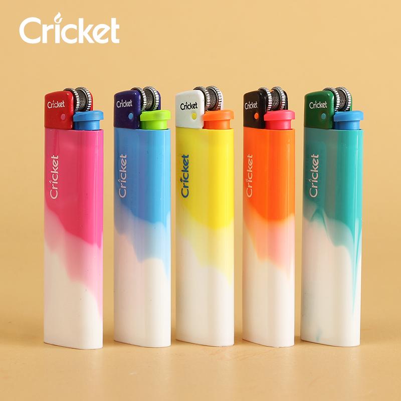 Cricket Châu Chấu Chính Hãng Kẹo 2 Màu Chống Cháy Nổ Hộ Gia Đình Ròng Rọc Dùng Một Lần An Toàn Mài Đá Lửa Bật Lửa