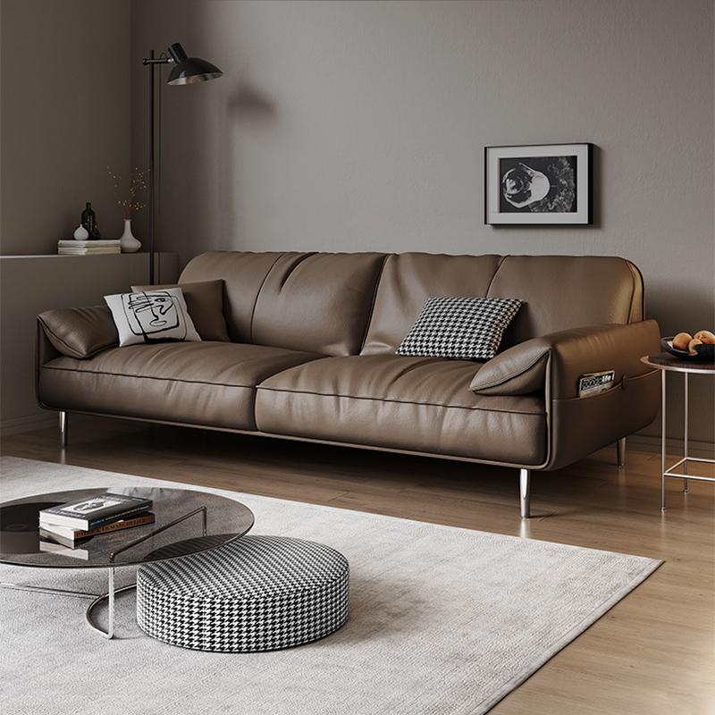 Sofa văn phòng da đơn giản kinh doanh phòng tiếp tân khu vực tiếp tân giải trí sofa văn phòng bàn cà phê kết hợp ba người