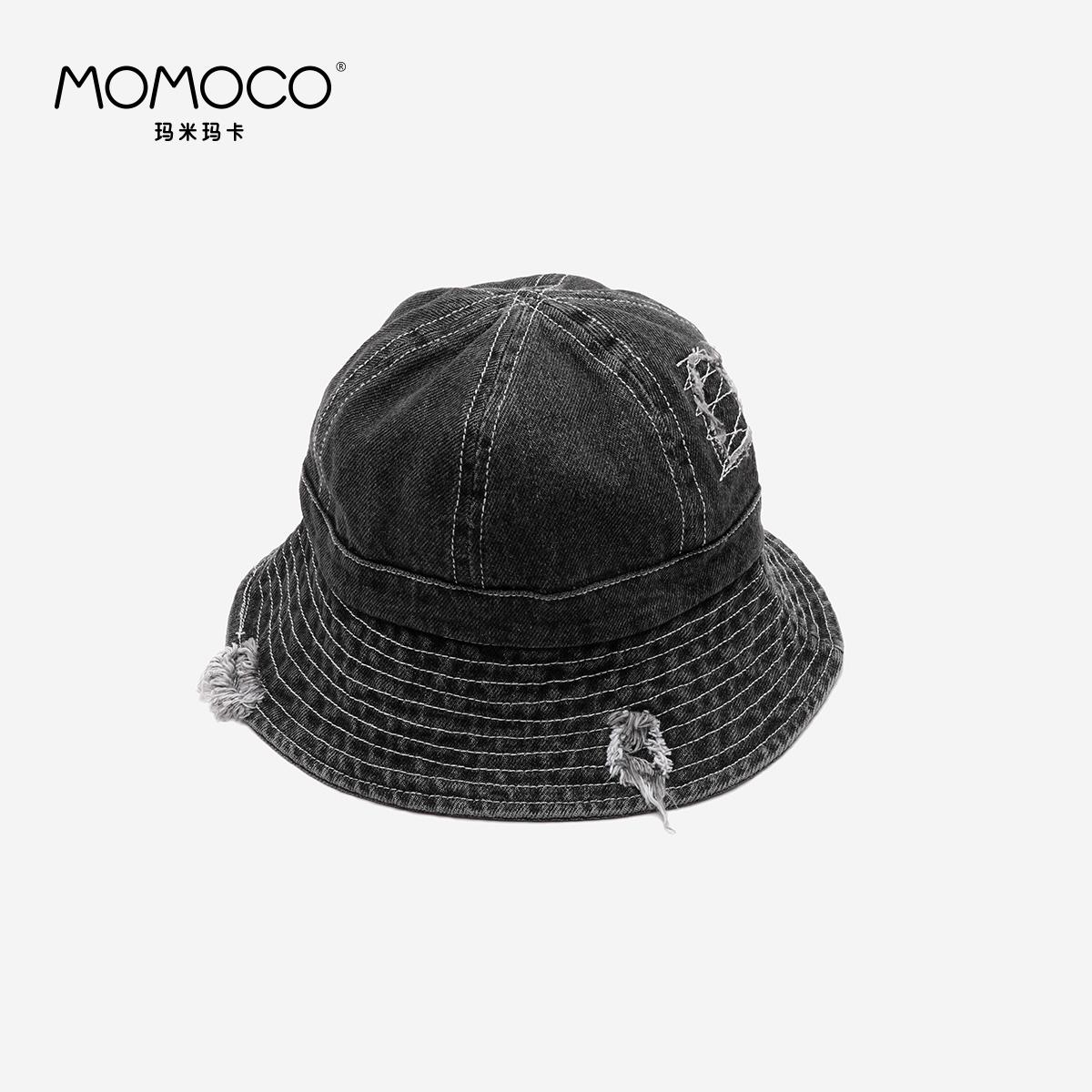 Momoco/Marmica Children Baby Nipsean Sửa chữa tròn mũ vòng 2022 MỚI Đàn ông và Girls Fisherman Hat Tide Cool