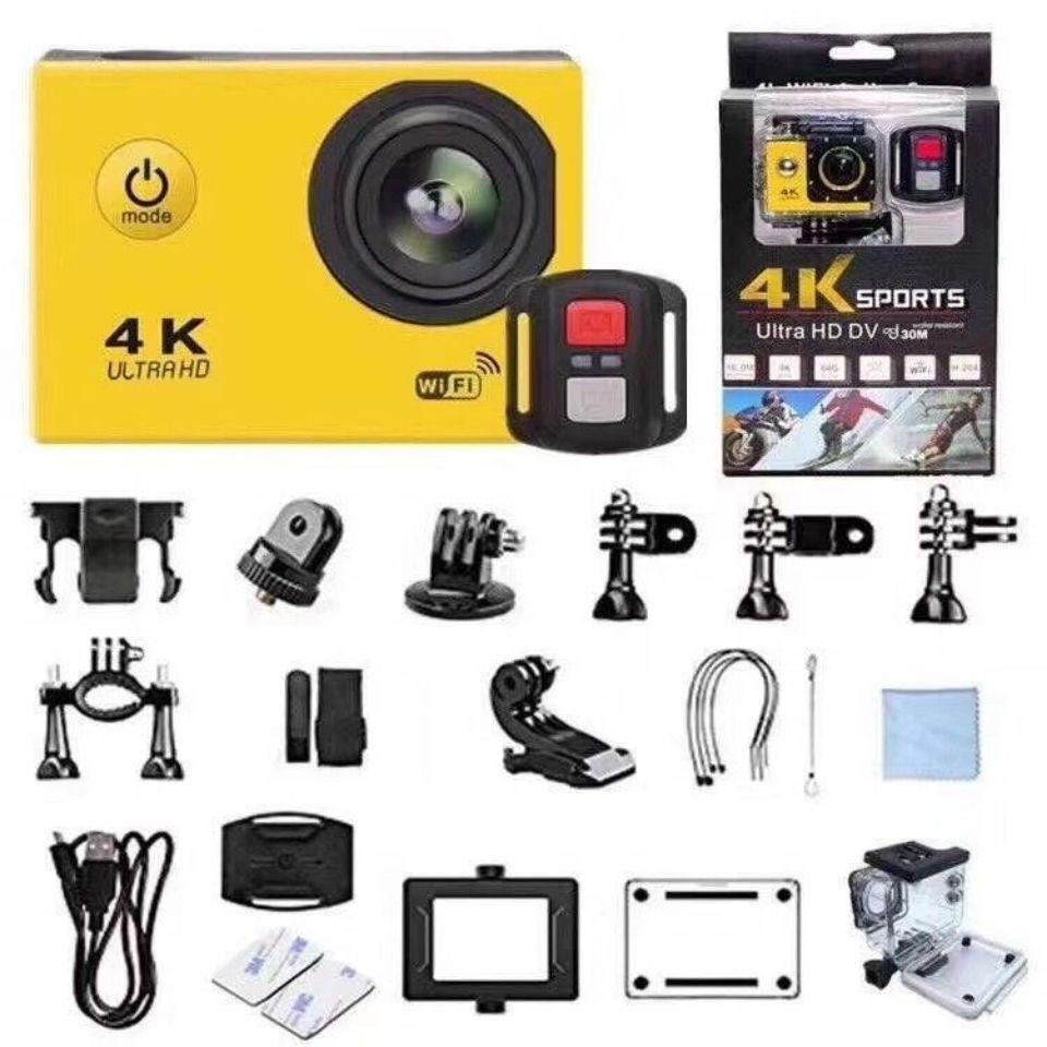 Shanku camera thể thao HD WiFi camera chống rung lặn xe máy lái xe đầu ghi chó dv