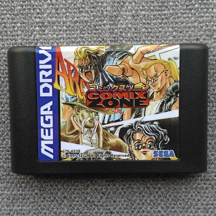 Thẻ Sega MD "Comic Zone" KHU VỰC GENESIS COMIX