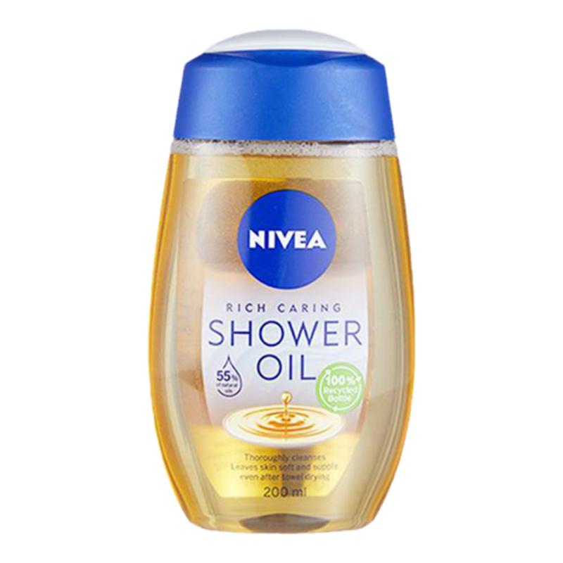 [Mười tỷ trợ cấp] NIVEA/NIVEA dưỡng ẩm, dưỡng, chống nắng, chống nắng, sữa tắm, dầu tắm 200ml