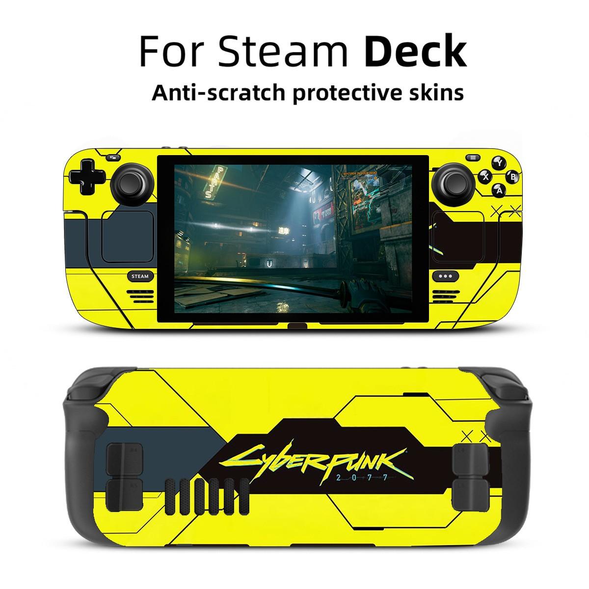 steamdeck trò chơi máy dán đau dán chống trượt hơi sàn đau dán thay đổi màu sắc cyberpunk phim hoạt hình dán