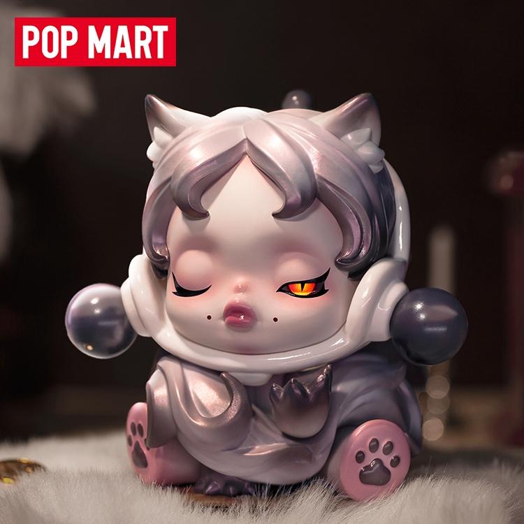 POPMART Bubble Mart SKULPPANDA Loạt động vật ăn thịt trong mơ Hộp mù Món quà trang trí hợp thời trang dễ thương