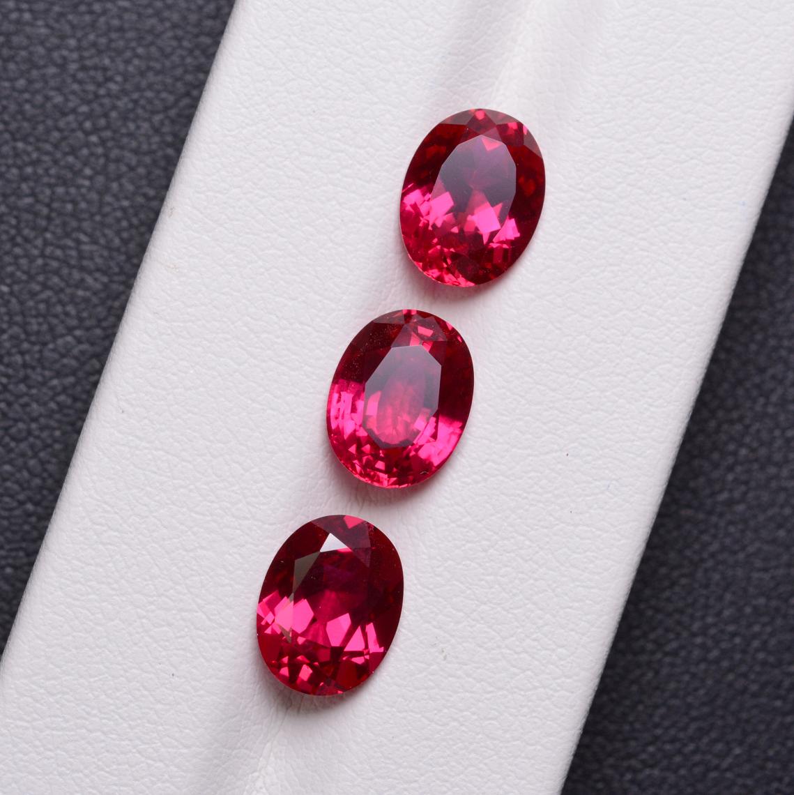 Ruby trồng trọt, tăng trưởng trong phòng thí nghiệm, hồng ngọc tổng hợp, đỏ máu chim bồ câu, tay nghề tinh xảo, dành cho đồ trang sức khảm đá rời