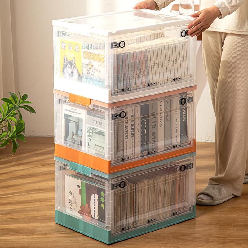 Book Storage Box Lớp học sử dụng cuốn sách -T -Sách lưu trữ hộp sách Book Book Storage Hộp lưu trữ nhà trong suốt tổ chức