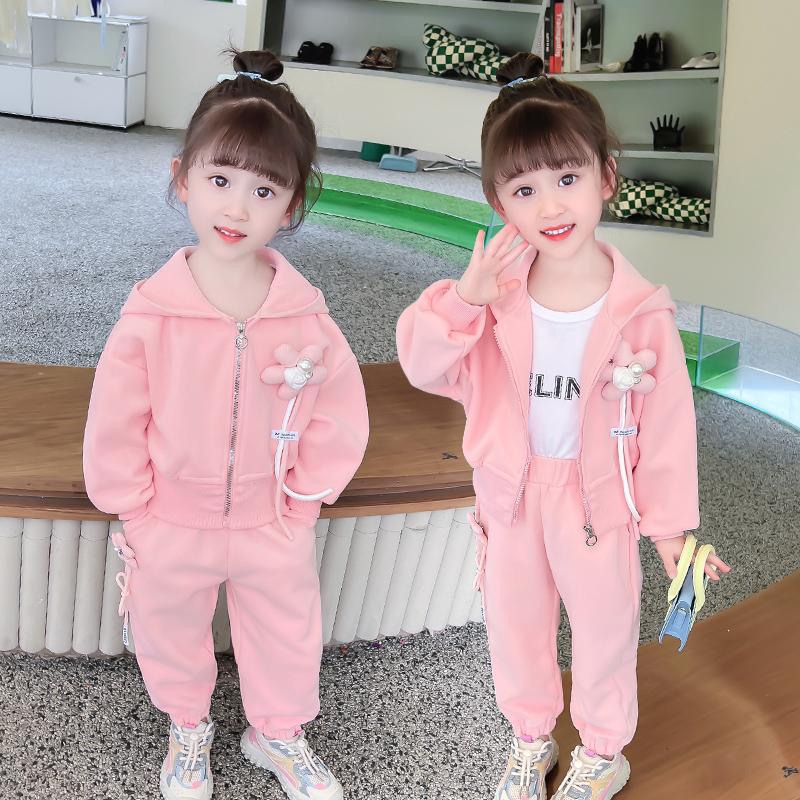 Cô gái mùa xuân và mùa thu 2022 Mạng nước ngoài mới của Nữ sinh Red Set Girls Fashion Fash